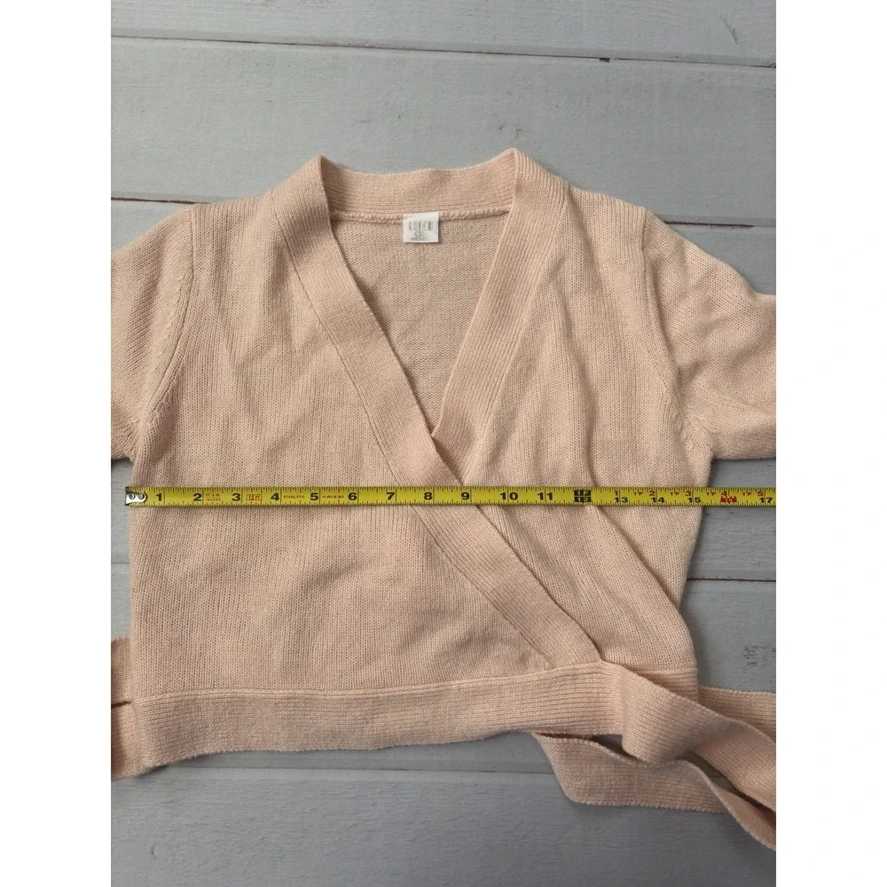Bloch Dance Cross‎ Over Pink Cardigan Sweater Size Child's Large Ella